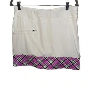Belyn Key Tennis Athletic White Skort Size Medium